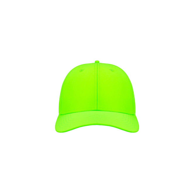 Safety Green - Side - Atlantis Recy Feel Recycled Twill Cap