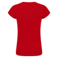 Red - Side - Casual Classic Womens-Ladies T-Shirt