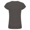 Charcoal - Side - Casual Classic Womens-Ladies T-Shirt