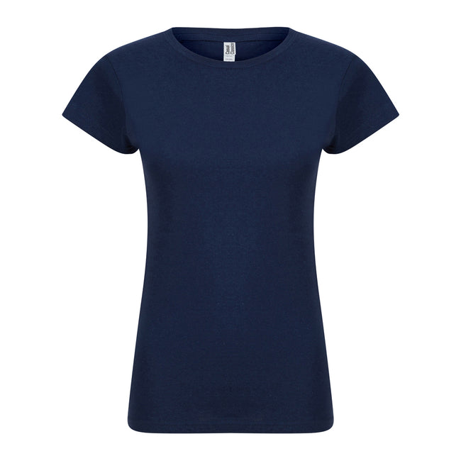 Navy - Front - Casual Classic Womens-Ladies T-Shirt