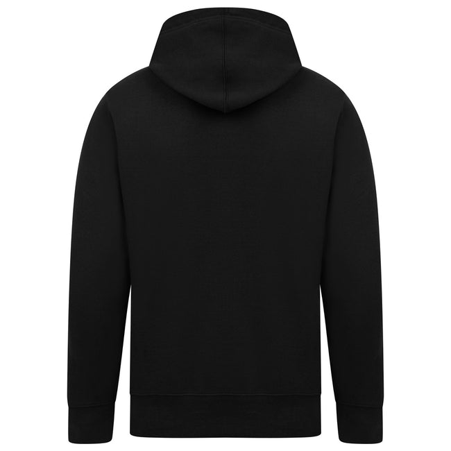 Black - Back - Casual Classics Mens Ringspun Cotton Hoodie