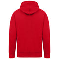 Red - Back - Casual Classics Mens Ringspun Cotton Hoodie