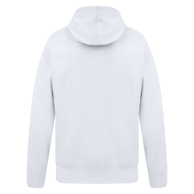 White - Back - Casual Classics Mens Ringspun Cotton Hoodie