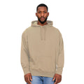Ecru - Front - Casual Classics Mens Ringspun Cotton Hoodie