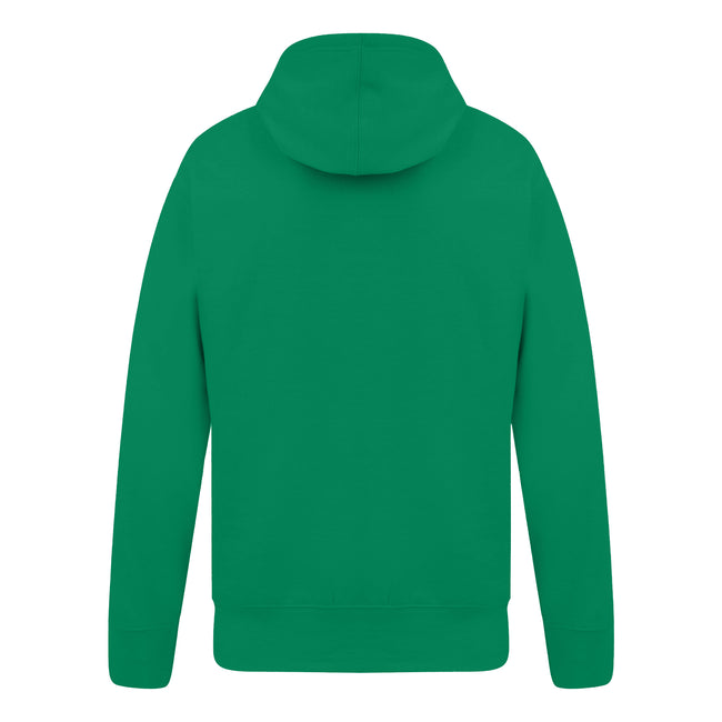 Kelly Green - Back - Casual Classics Mens Ringspun Cotton Hoodie