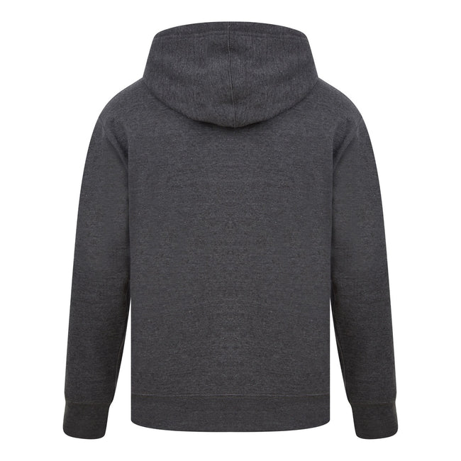 Dark Heather - Back - Casual Classics Mens Ringspun Cotton Hoodie