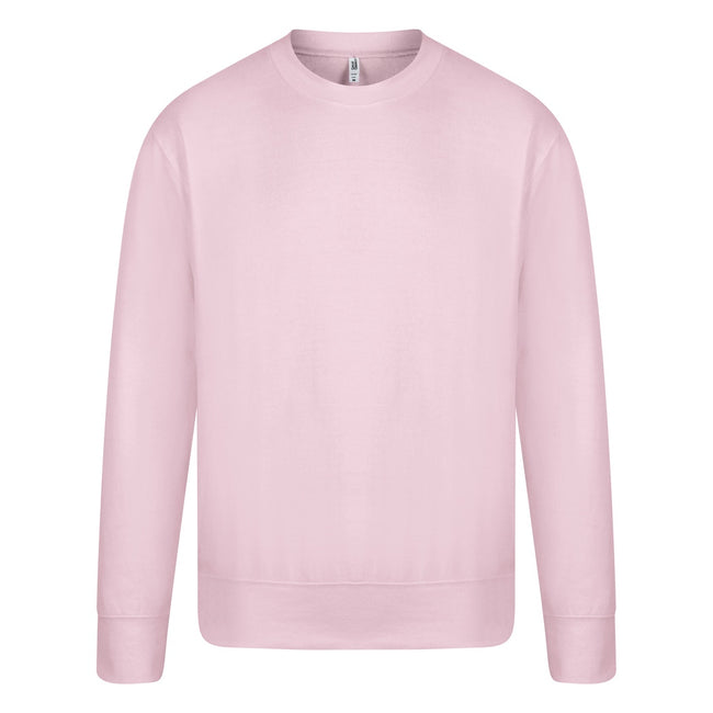 Light Pink - Front - Casual Classics Mens Sweatshirt