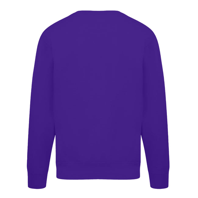 Purple - Back - Casual Classics Mens Sweatshirt