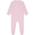Light Pink - Back - Casual Classics Baby Sleepsuit