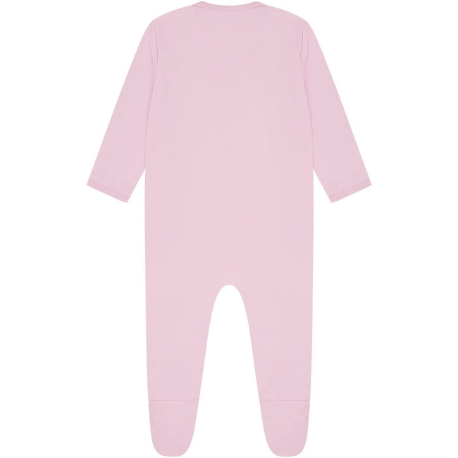 Light Pink - Back - Casual Classics Baby Sleepsuit
