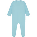 Light Blue - Back - Casual Classics Baby Sleepsuit