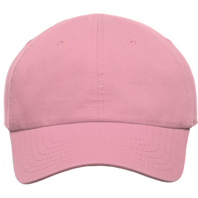 Pink - Front - Atlantis Childrens-Kids Fraser 6 Panel Organic Cotton Baseball Cap