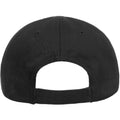 Black - Back - Atlantis Childrens-Kids Fraser 6 Panel Organic Cotton Baseball Cap