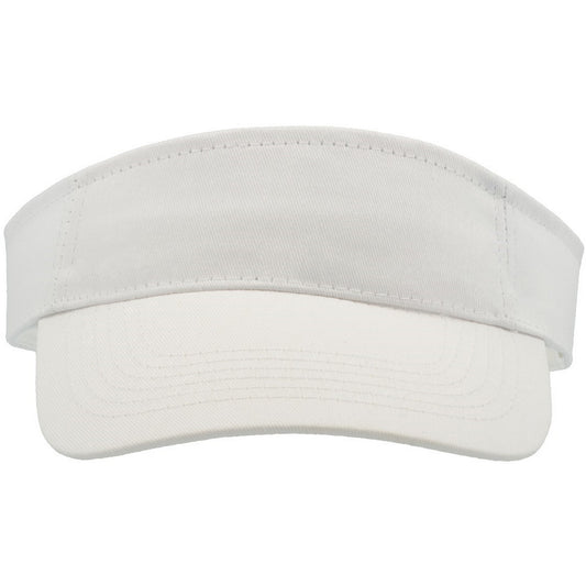 White - Front - Atlantis Unisex Adult Roland Structured Visor Cap