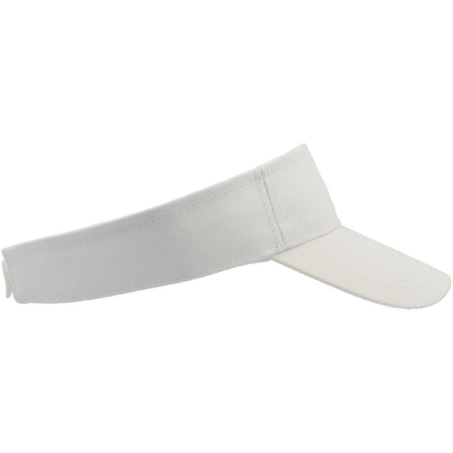 White - Lifestyle - Atlantis Unisex Adult Roland Structured Visor Cap