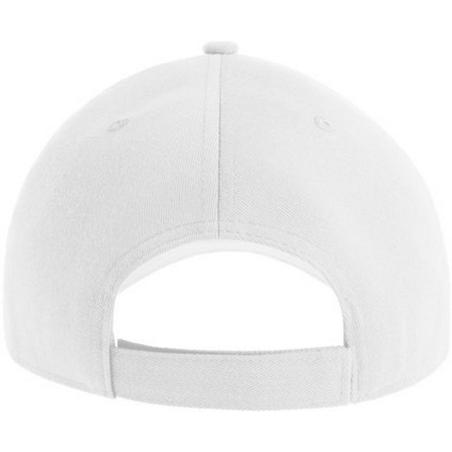 White - Back - Atlantis Unisex Adult Joshua 6 Panel Cap