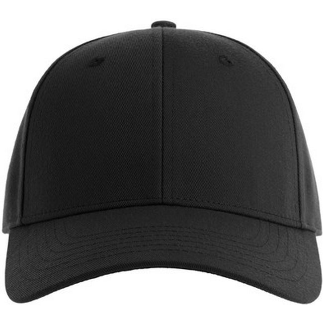 Black - Front - Atlantis Unisex Adult Joshua 6 Panel Cap