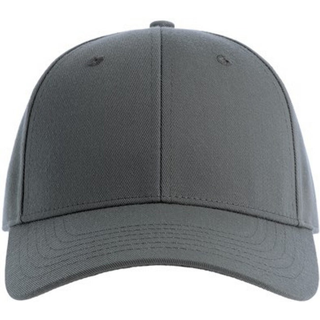Dark Grey - Front - Atlantis Unisex Adult Joshua 6 Panel Cap