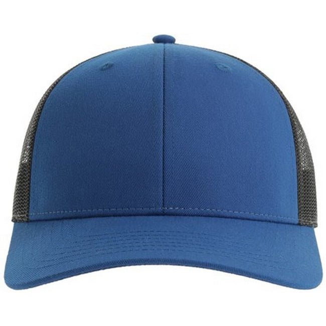 Royal Blue-Black - Front - Atlantis Unisex Adult Bryce 5 Panel Trucker Cap
