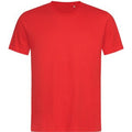 Scarlet Red - Front - Stedman Mens Lux T-Shirt