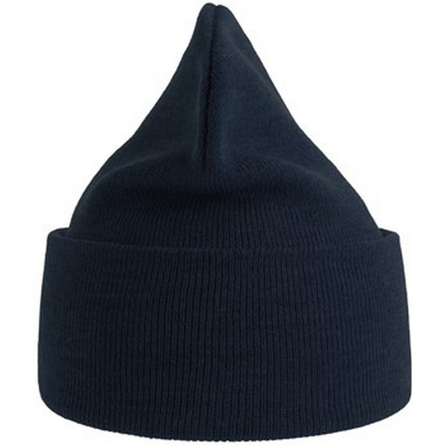 Navy - Back - Atlantis Unisex Adult Pure Recycled Beanie