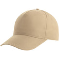 Khaki - Front - Atlantis Recy Five Recycled Polyester Baseball Cap