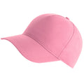 Pink - Back - Atlantis Recy Five Recycled Polyester Baseball Cap