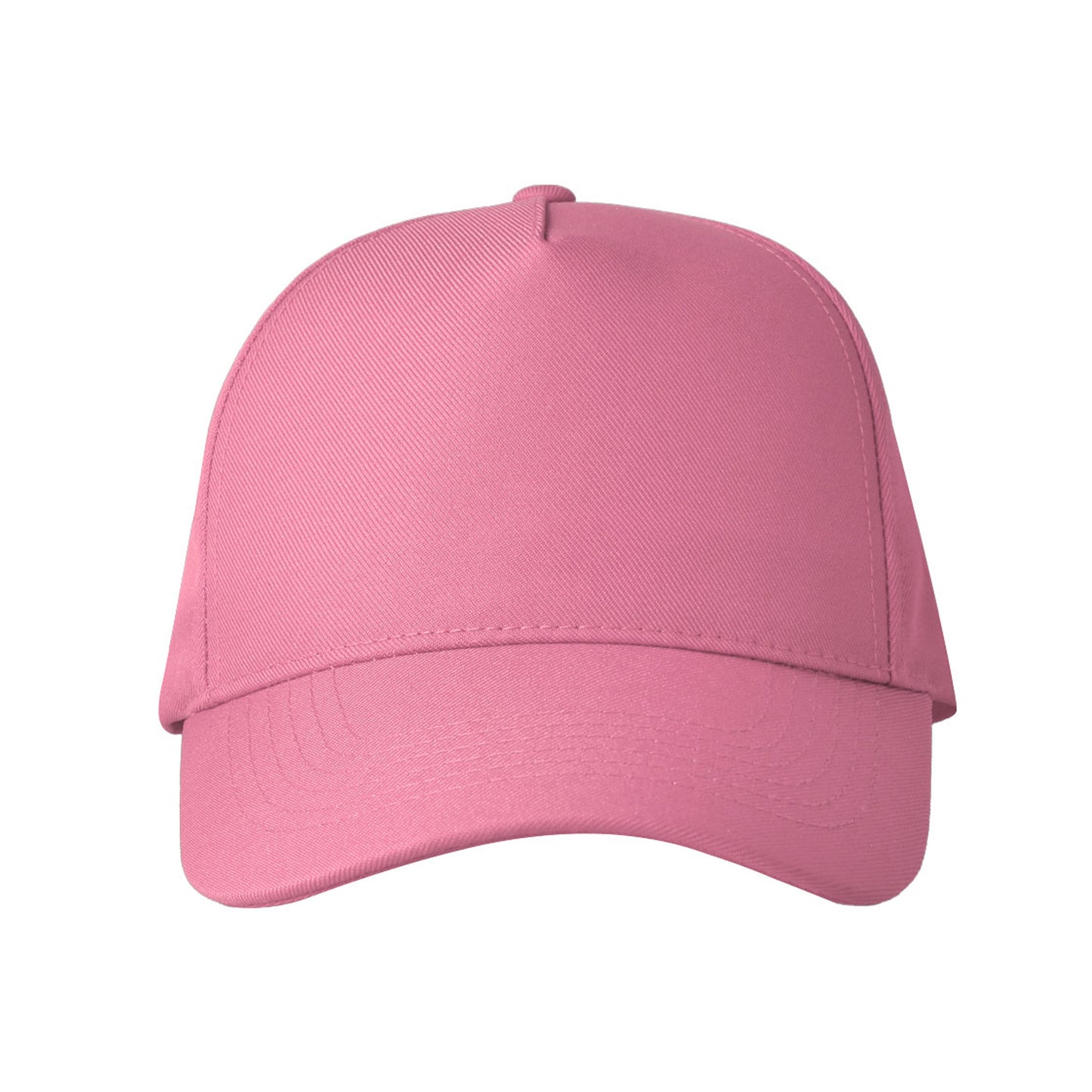 Pink - Side - Atlantis Childrens-Kids Recy Five 5 Panel Recycled Baseball Cap