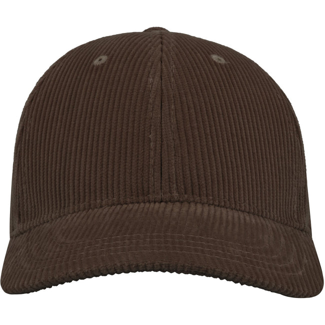 Brown - Side - Atlantis Unisex Adult Cordy S Corduroy Recycled Baseball Cap