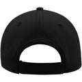 Black - Back - Atlantis Estoril 6 Panel Jacquard Recycled Baseball Cap