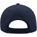 Navy - Back - Atlantis Estoril 6 Panel Jacquard Recycled Baseball Cap