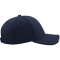 Navy - Lifestyle - Atlantis Estoril 6 Panel Jacquard Recycled Baseball Cap