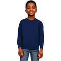 Navy - Front - Casual Classics Childrens-Kids Blended Ringspun Cotton Sweatshirt