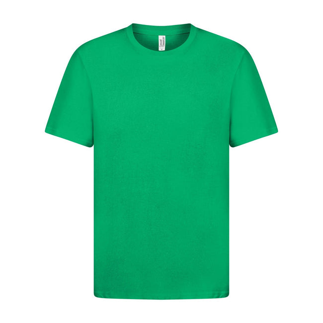 Kelly Green - Front - Casual Classics Unisex Adult Ringspun Cotton Organic T-Shirt