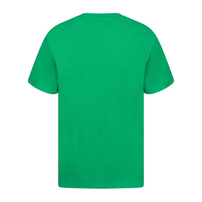 Kelly Green - Back - Casual Classics Unisex Adult Ringspun Cotton Organic T-Shirt