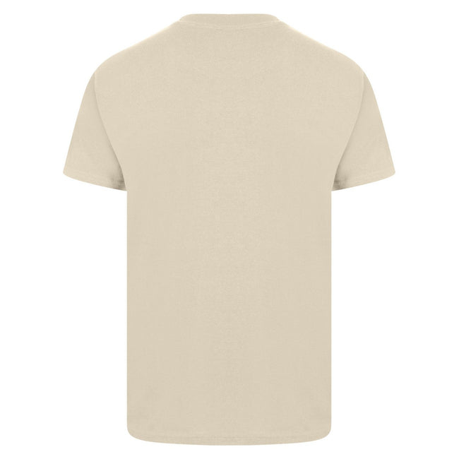 Sand - Back - Casual Classics Unisex Adult Ringspun Cotton Organic T-Shirt