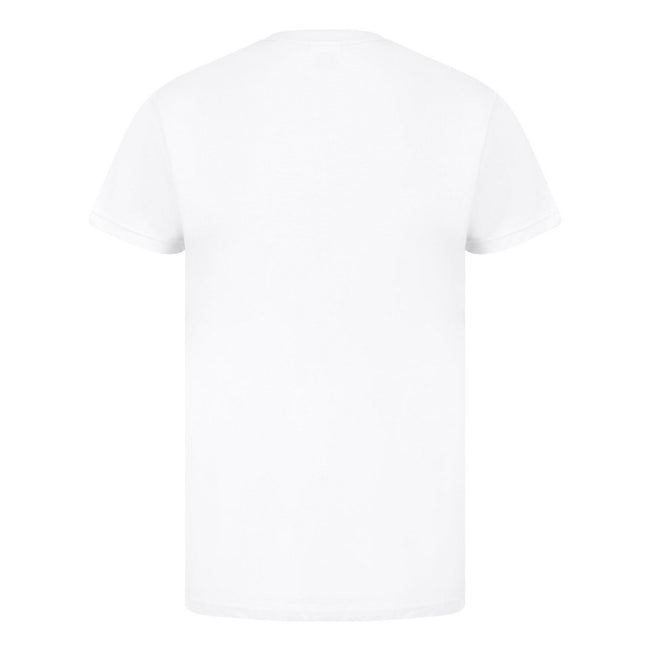 White - Back - Casual Classics Unisex Adult Ringspun Cotton Organic T-Shirt