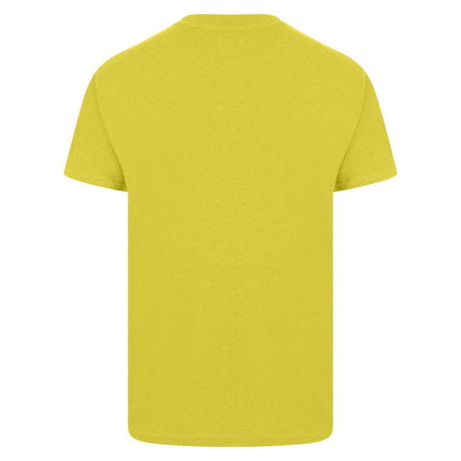 Yellow - Back - Casual Classics Unisex Adult Ringspun Cotton Organic T-Shirt
