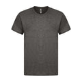 Charcoal - Front - Casual Classics Unisex Adult Ringspun Cotton Organic T-Shirt