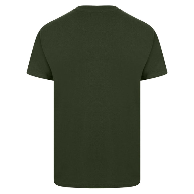 Forest Green - Back - Casual Classics Unisex Adult Ringspun Cotton Organic T-Shirt