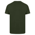 Forest Green - Back - Casual Classics Unisex Adult Ringspun Cotton Organic T-Shirt
