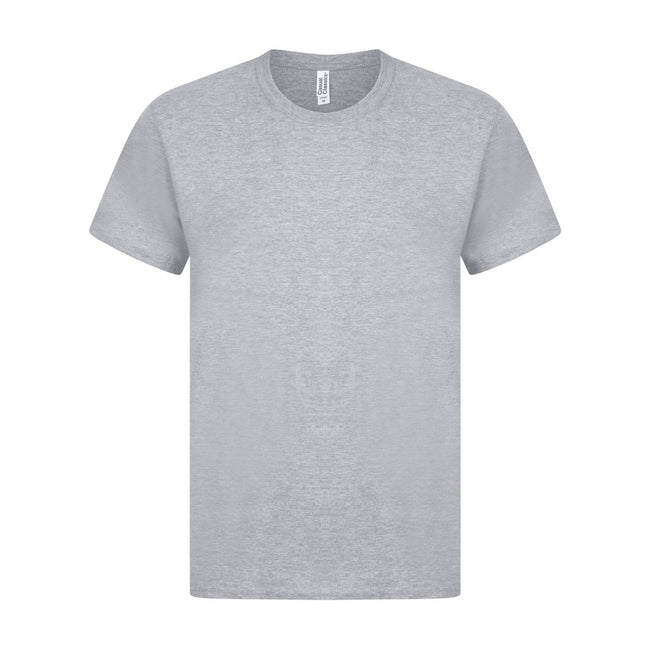 Heather - Front - Casual Classics Unisex Adult Ringspun Cotton Organic T-Shirt