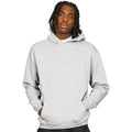 Ash Grey - Front - Casual Classics Mens Core Ringspun Cotton Hoodie
