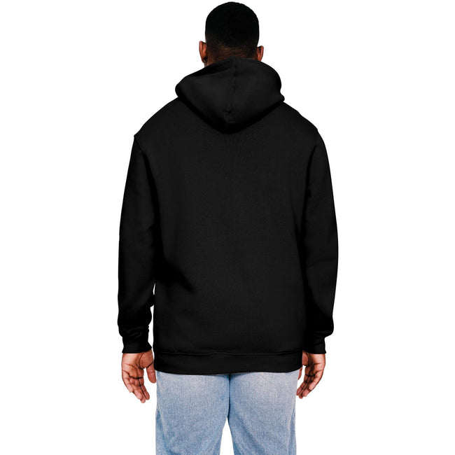 Black - Back - Casual Classics Mens Core Ringspun Cotton Tall Hoodie