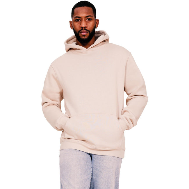 Sand - Front - Casual Classics Mens Core Ringspun Cotton Tall Hoodie