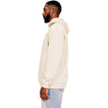Ecru - Side - Casual Classics Mens Core Ringspun Cotton Oversized Hoodie