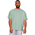 Sage - Front - Casual Classics Mens Core Ringspun Cotton Oversized T-Shirt