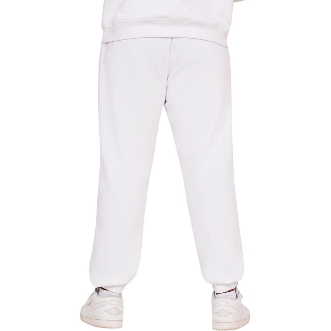 White - Back - Casual Classics Mens Blended Core Ringspun Cotton Oversized Jogging Bottoms