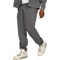 Charcoal - Front - Casual Classics Mens Blended Core Ringspun Cotton Oversized Jogging Bottoms