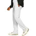 White - Front - Casual Classics Mens Blended Core Ringspun Cotton Regular Jogging Bottoms